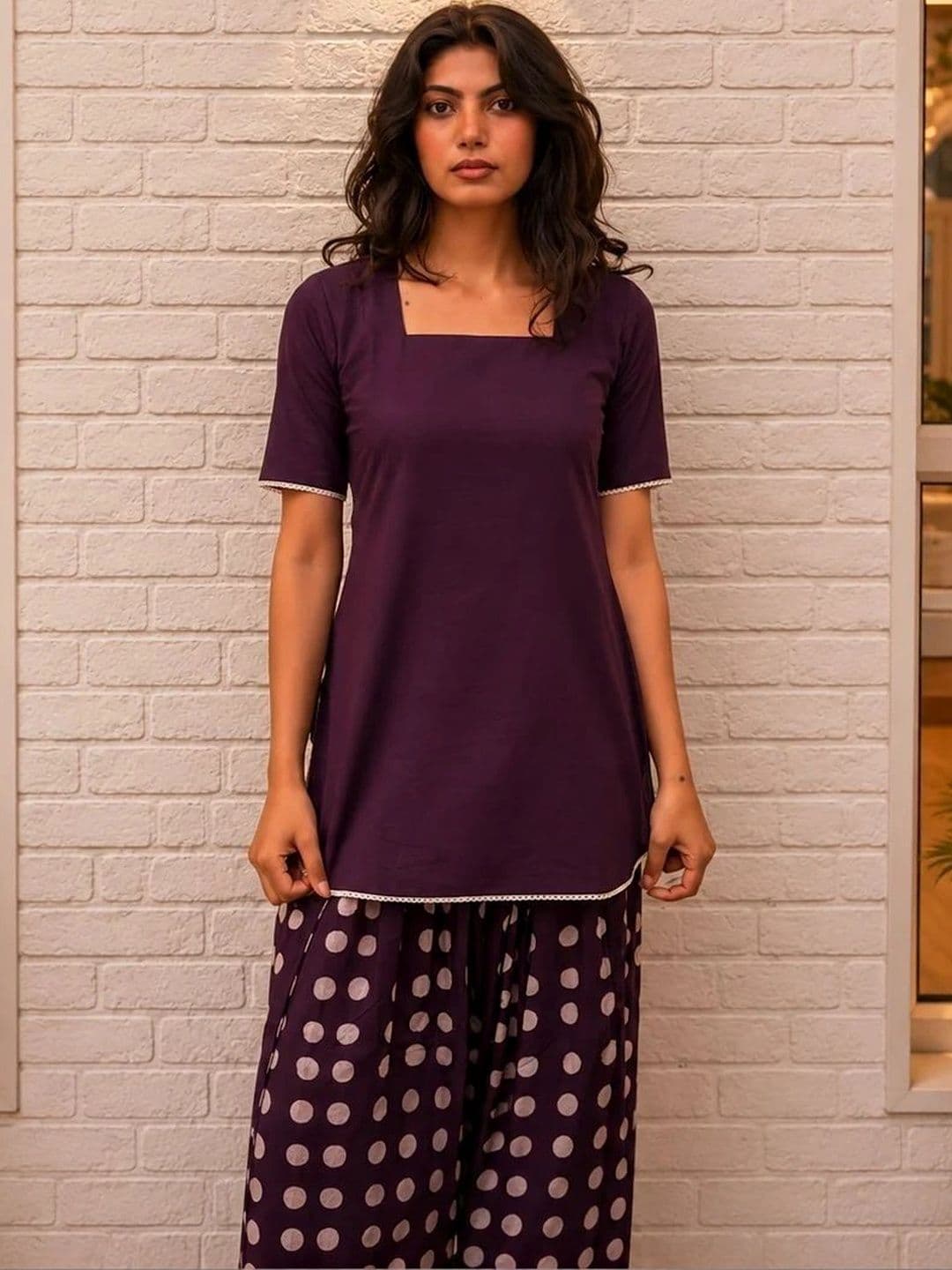 JEMCY Women Regular Pure Cotton Kurta with Patiala thumbnail 3