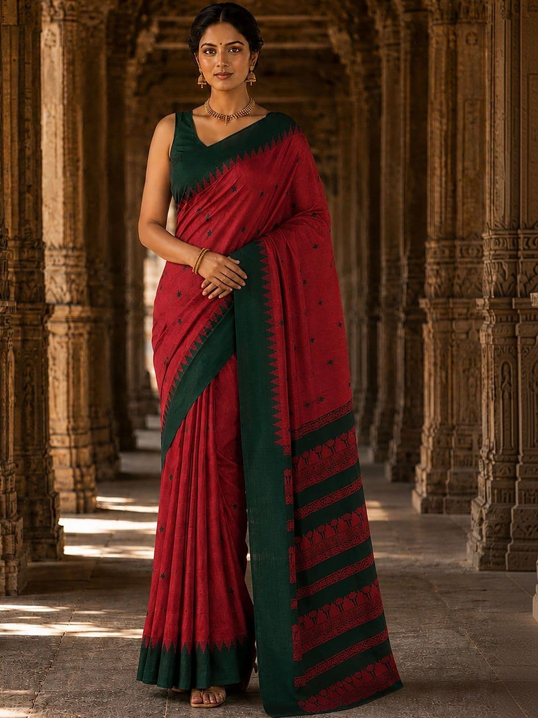 bigben textile Designer Kanjeevaram Saree thumbnail 5