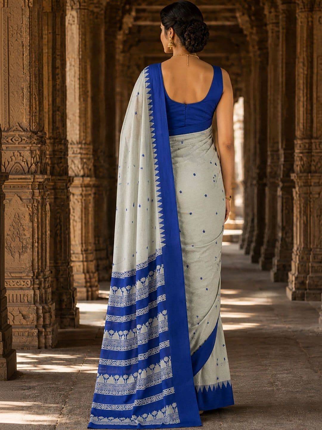 bigben textile Woven Design Designer Kanjeevaram Saree thumbnail 5