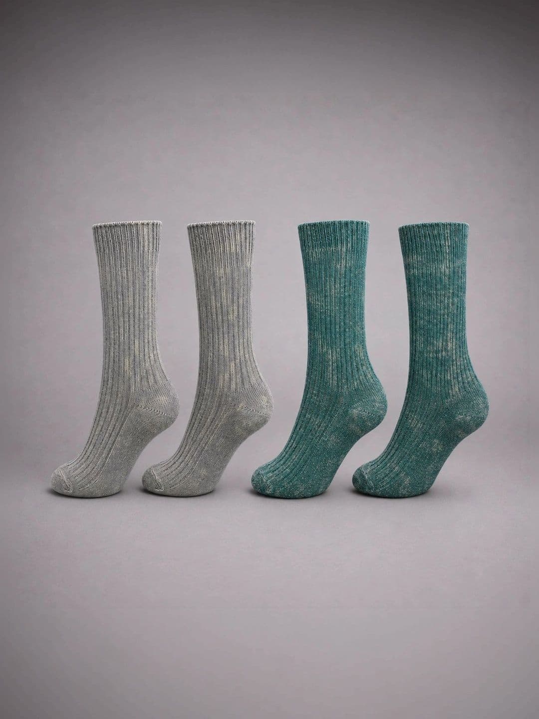 ASQUAREDD Unisex Pack of 2 Cotton Assorted Patterned Calf Length Socks thumbnail 2