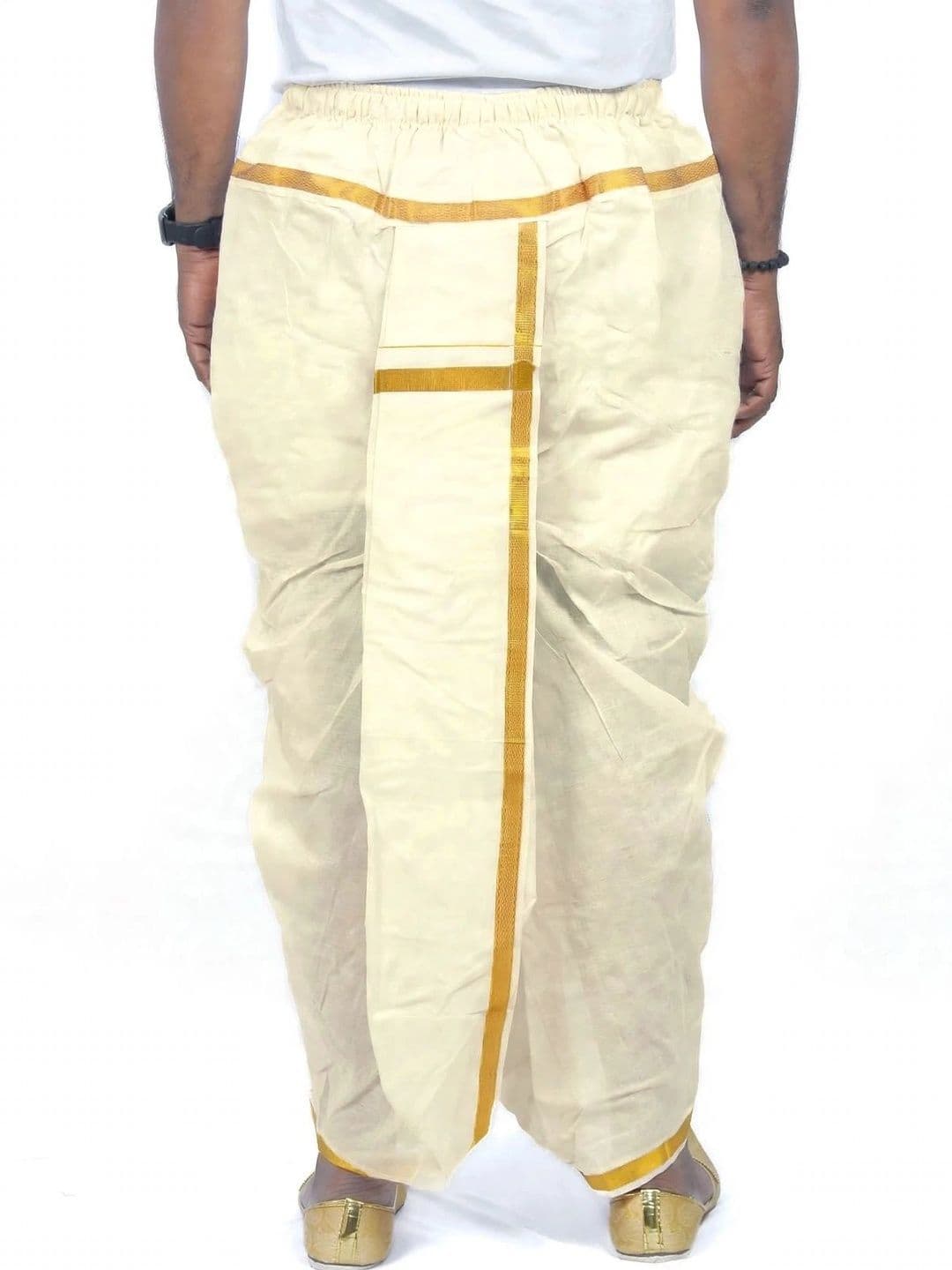 TUNI MANI Men Cotton Dhoti Dhotis thumbnail 5