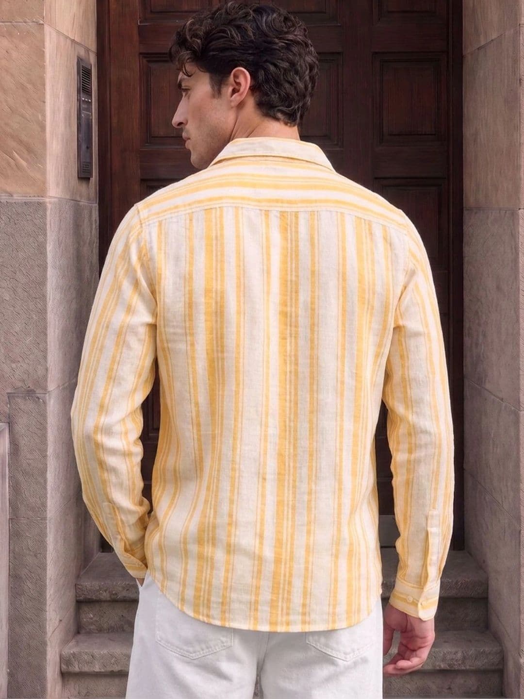 Powerlook Men Striped Casual Shirt thumbnail 6