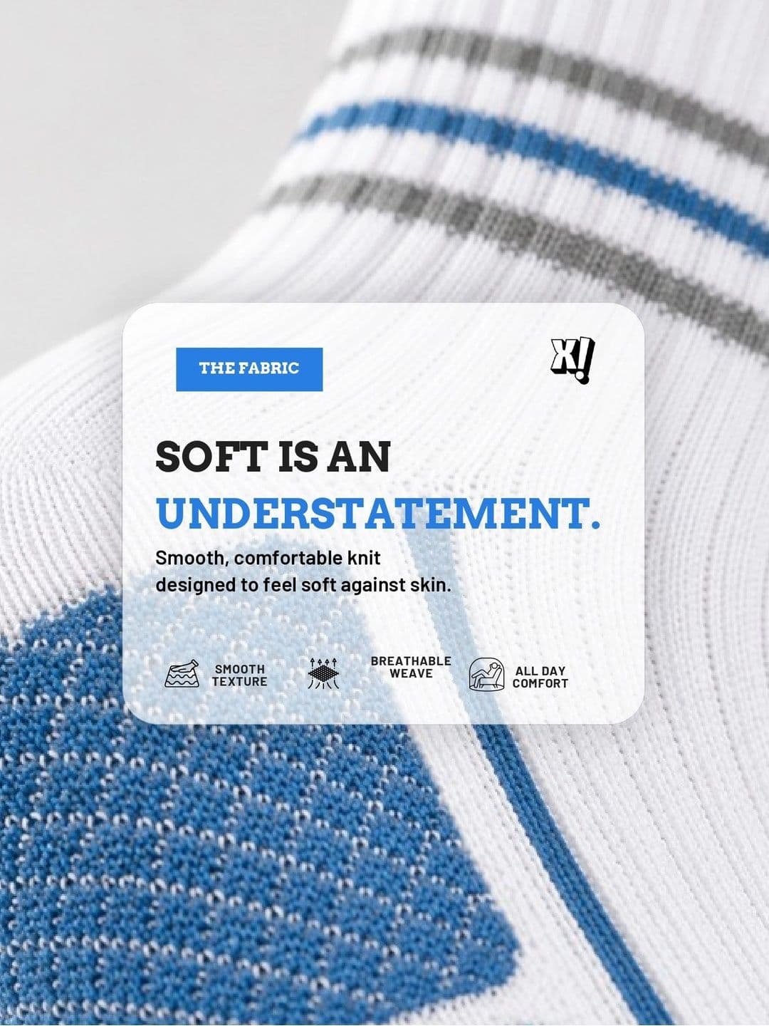 Socksxpress Men Pack Of 3 Patterned Sports Ankle Socks thumbnail 3