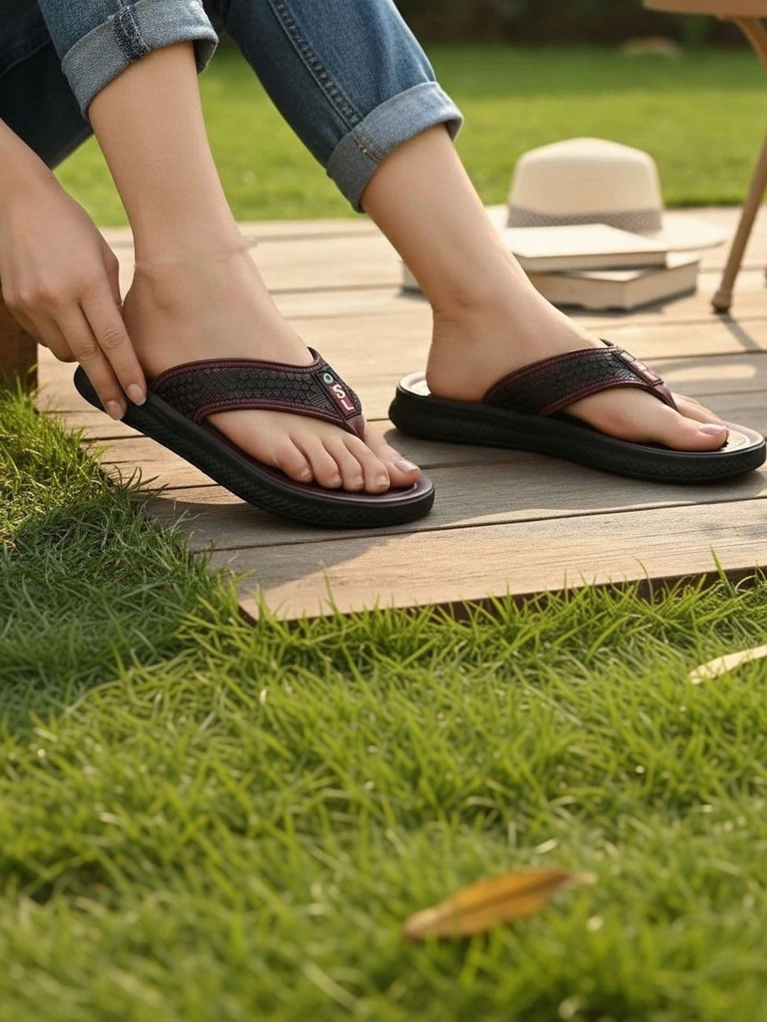 Pampy Angel Men Croslite Thong Flip-Flops - view 1