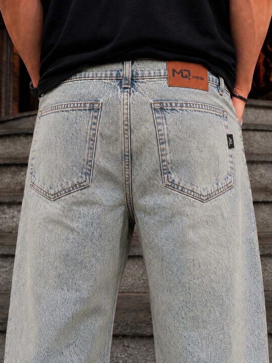 MQ Denim Men Straight Fit Mid-Rise Light Fade Jeans thumbnail 2