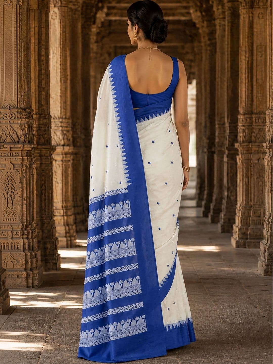 bigben textile Embroidered Designer Kanjeevaram Saree thumbnail 2