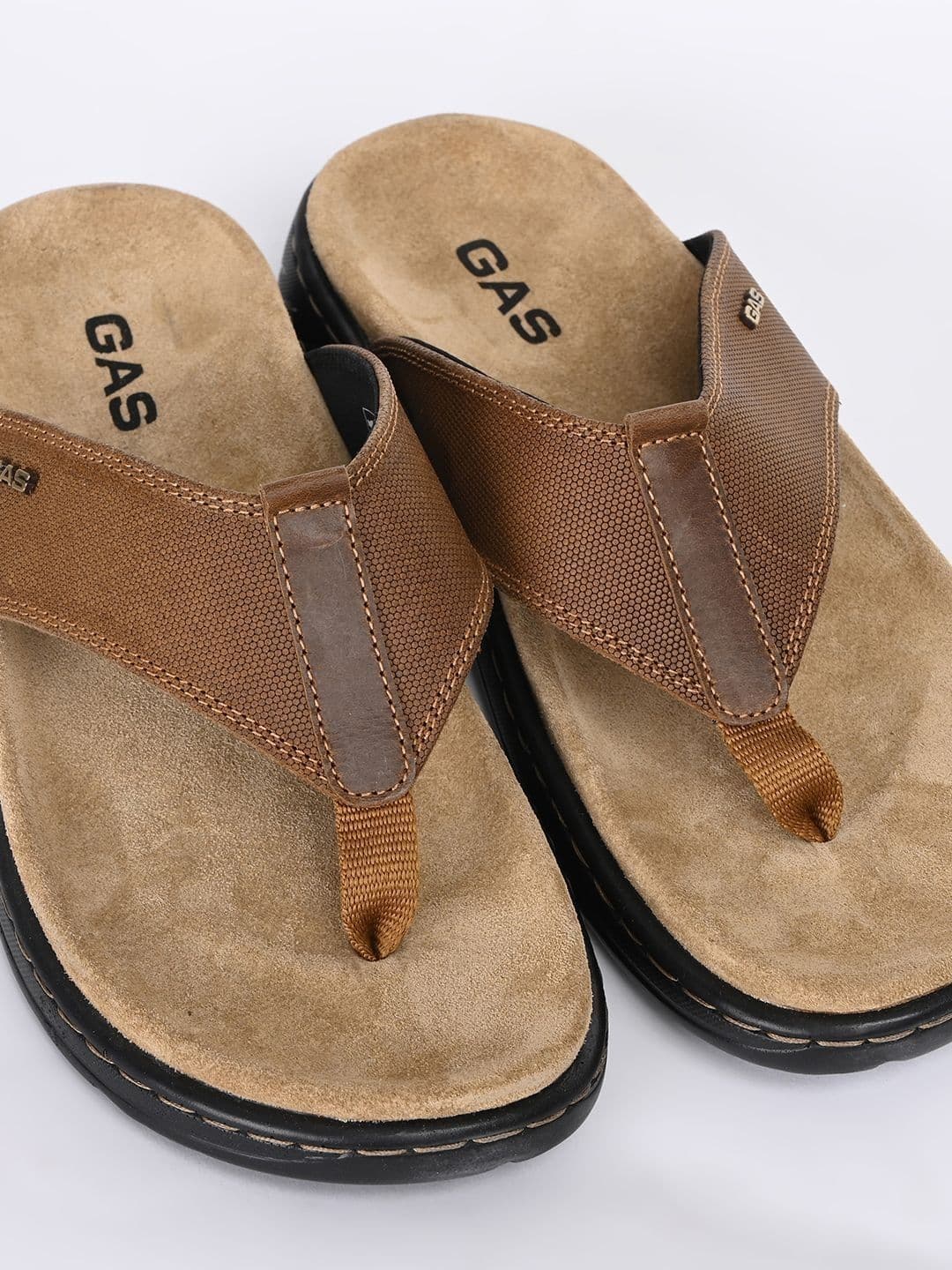 GAS Men's Brilliante Tan Coloured Sandals thumbnail 2