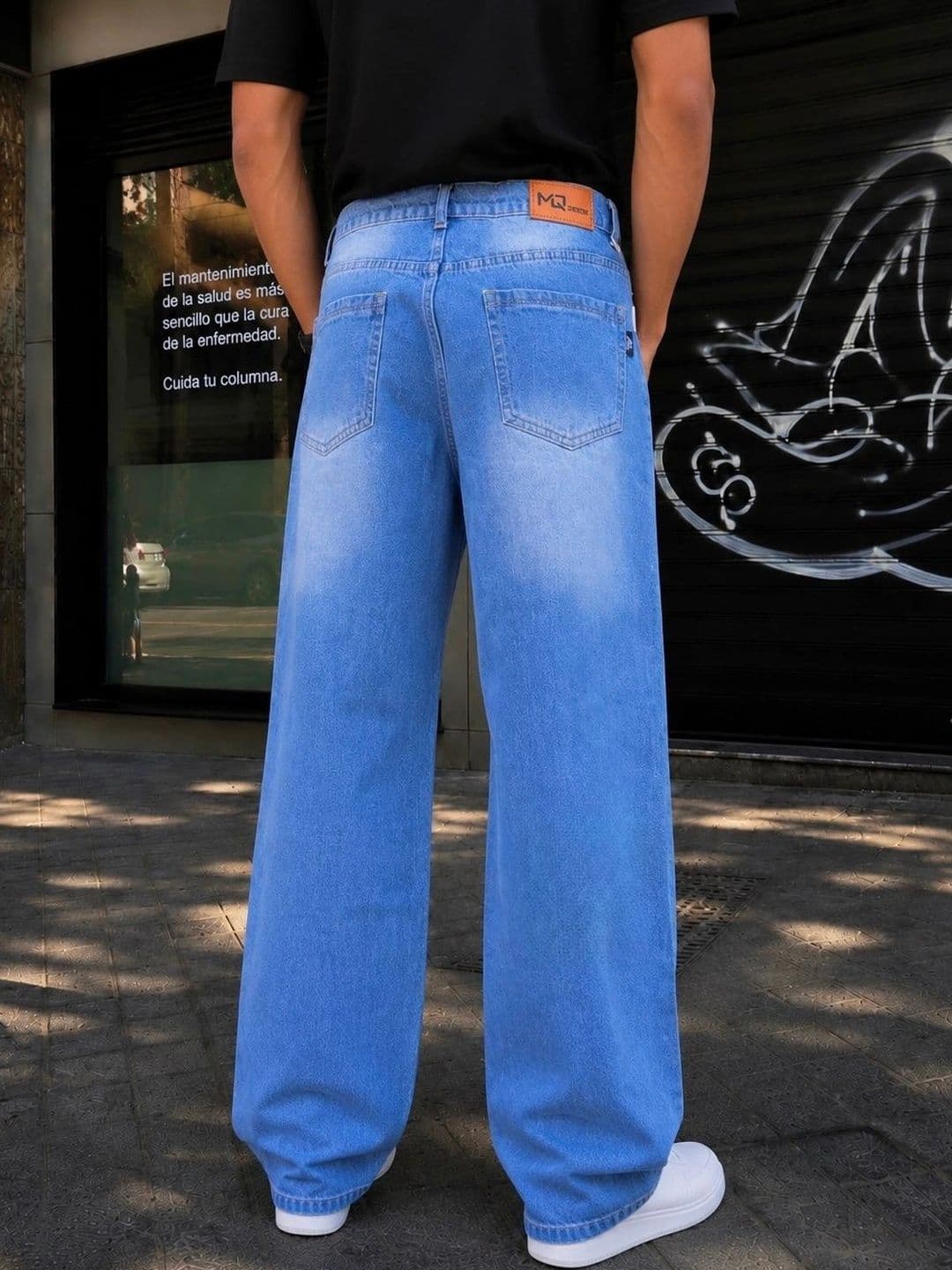 MQ Denim Men Straight Fit Mid-Rise Light Fade Jeans thumbnail 2