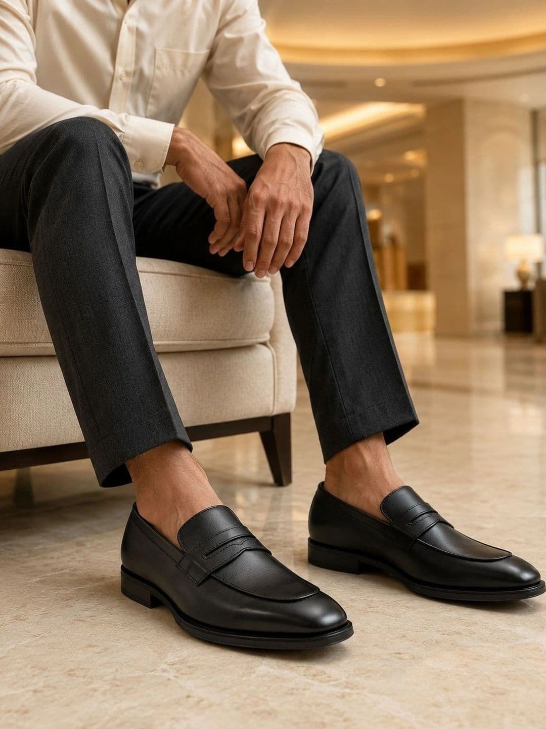 House of Pataudi Men Round Toe Formal Loafers - view 1