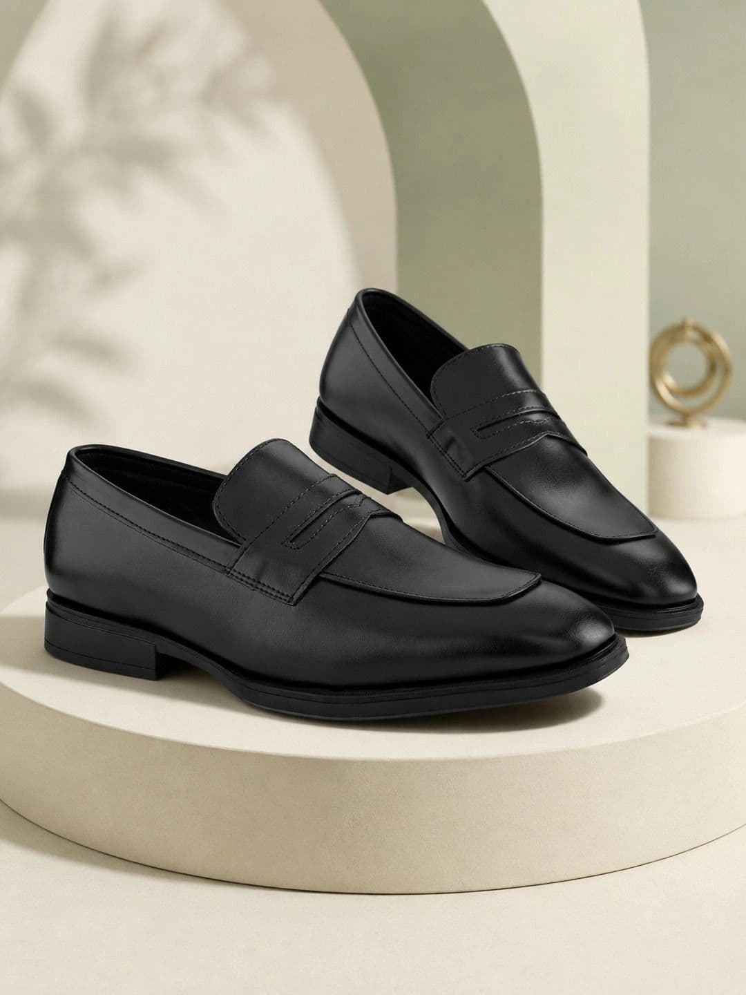 House of Pataudi Men Round Toe Formal Loafers thumbnail 7