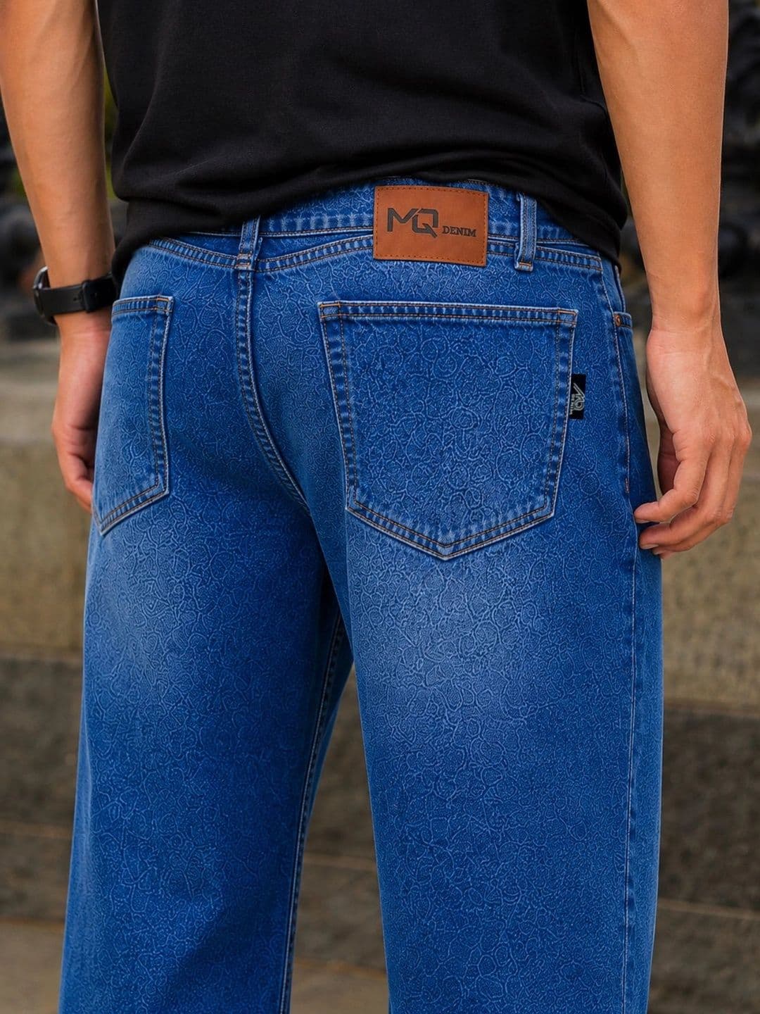 MQ Denim Men Straight Fit Mid-Rise Light Fade Jeans thumbnail 2