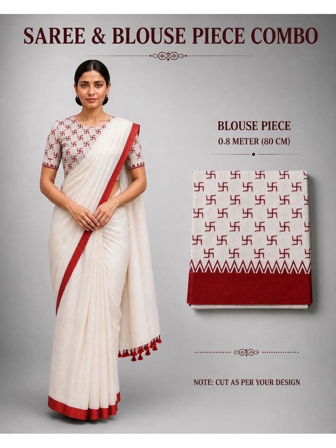 BSC Kalamkari Pure Cotton Saree thumbnail 2