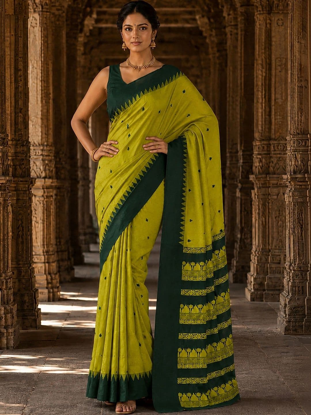 bigben textile Woven Design Designer Kanjeevaram Saree thumbnail 2