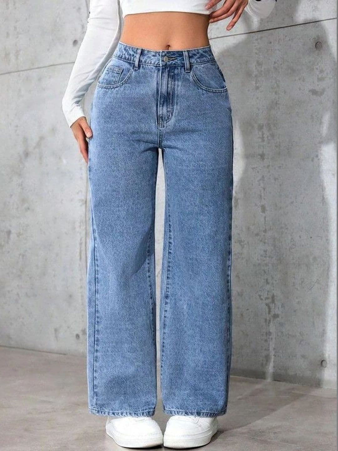 MAKPAK Women Comfort Relaxed Fit High-Rise Jeans - view 1