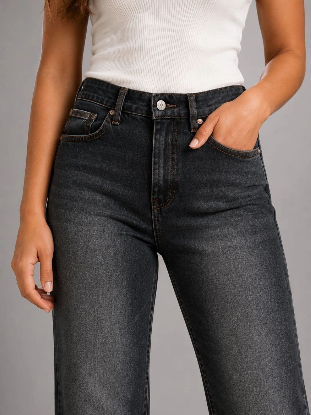 MUMS STITCH Women Bootcut High-Rise Jeans thumbnail 2