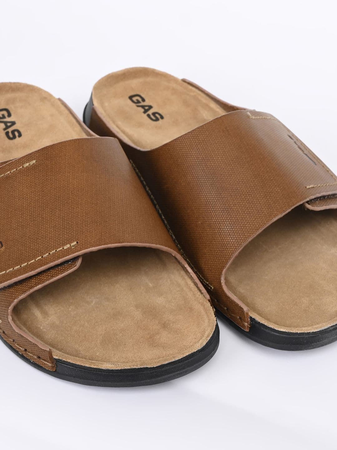 GAS Men Iconico Tan Coloured Sandals thumbnail 7
