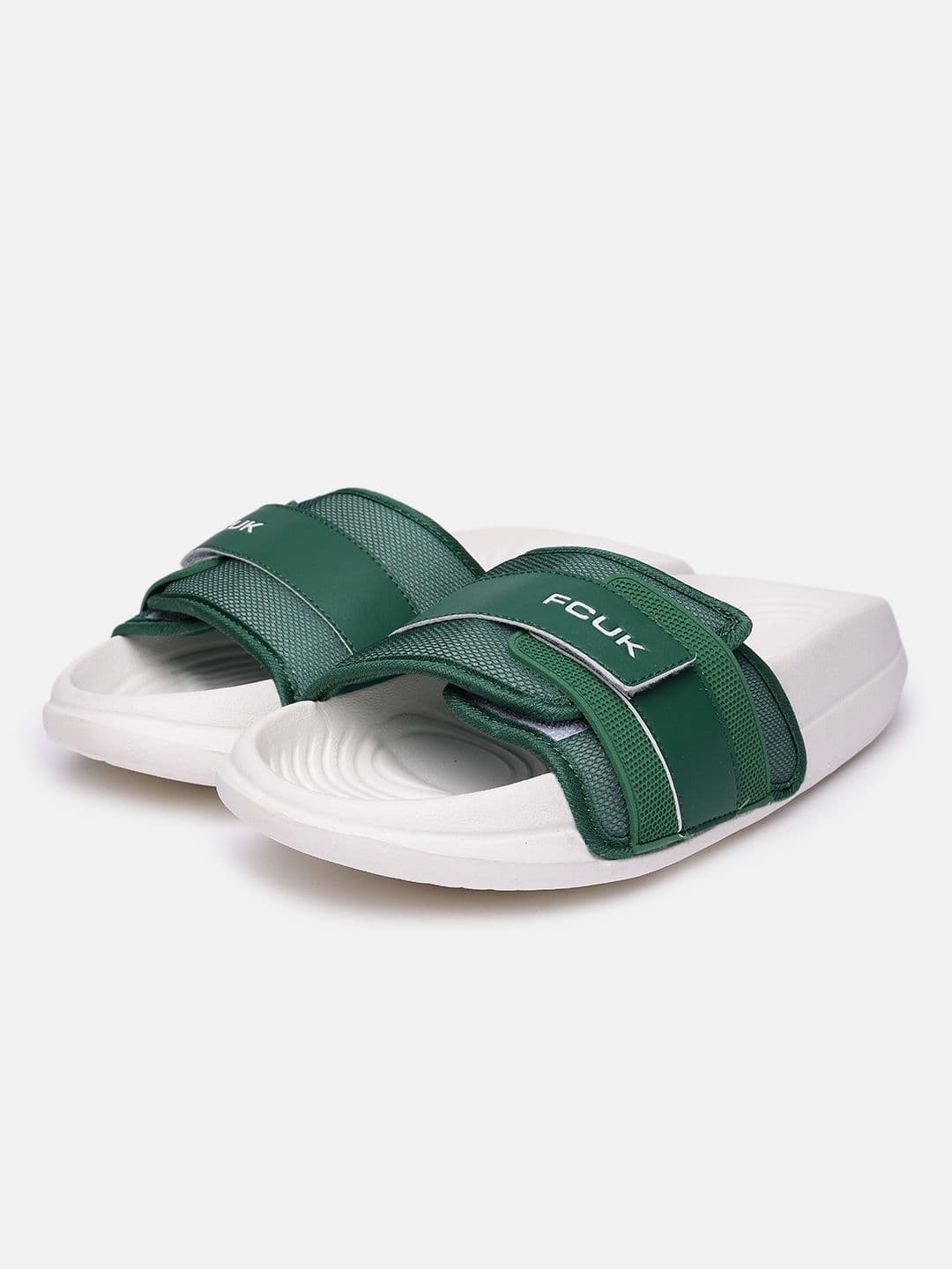 FCUK Men Colourblocked Sliders thumbnail 2