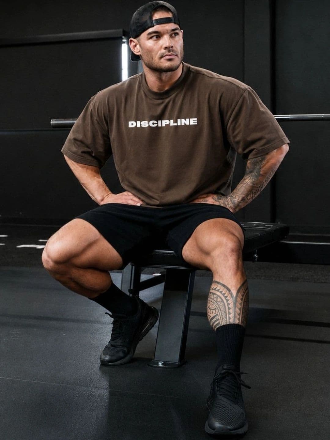 THE NOX Men Typography Printed Drop-Shoulder Sleeves Bio Finish T-shirt thumbnail 2