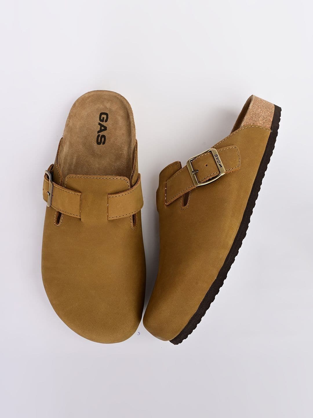 GAS Men Brown Tan Grintoso Sandals thumbnail 4