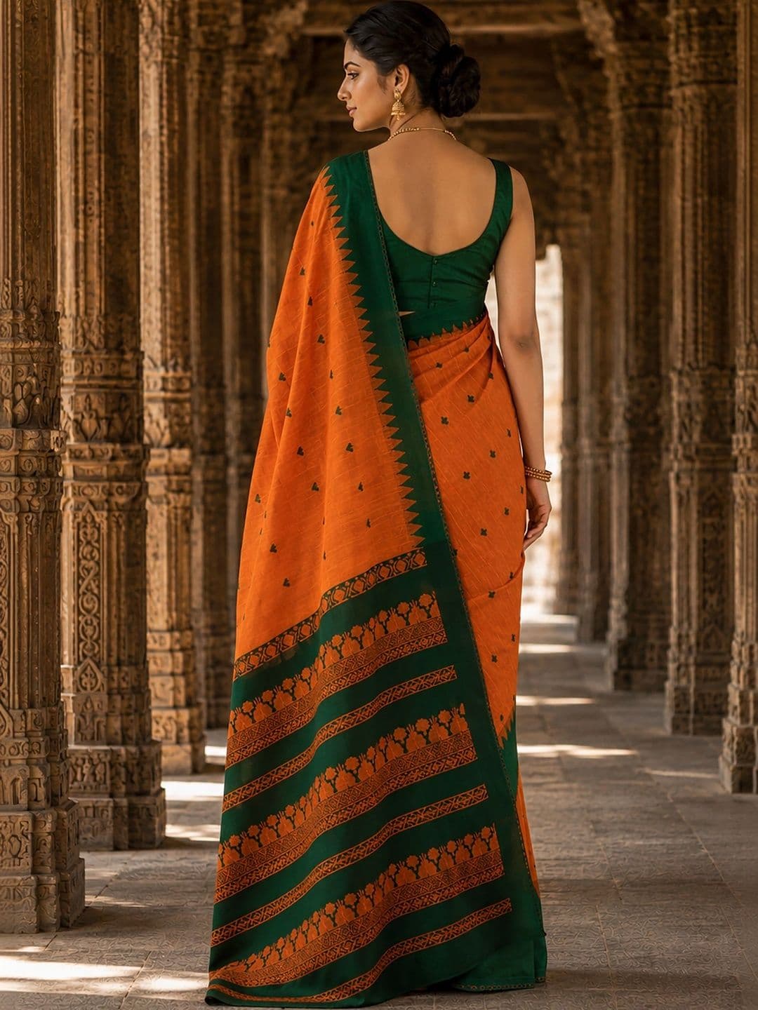 bigben textile Woven Design Designer Kanjeevaram Saree thumbnail 4