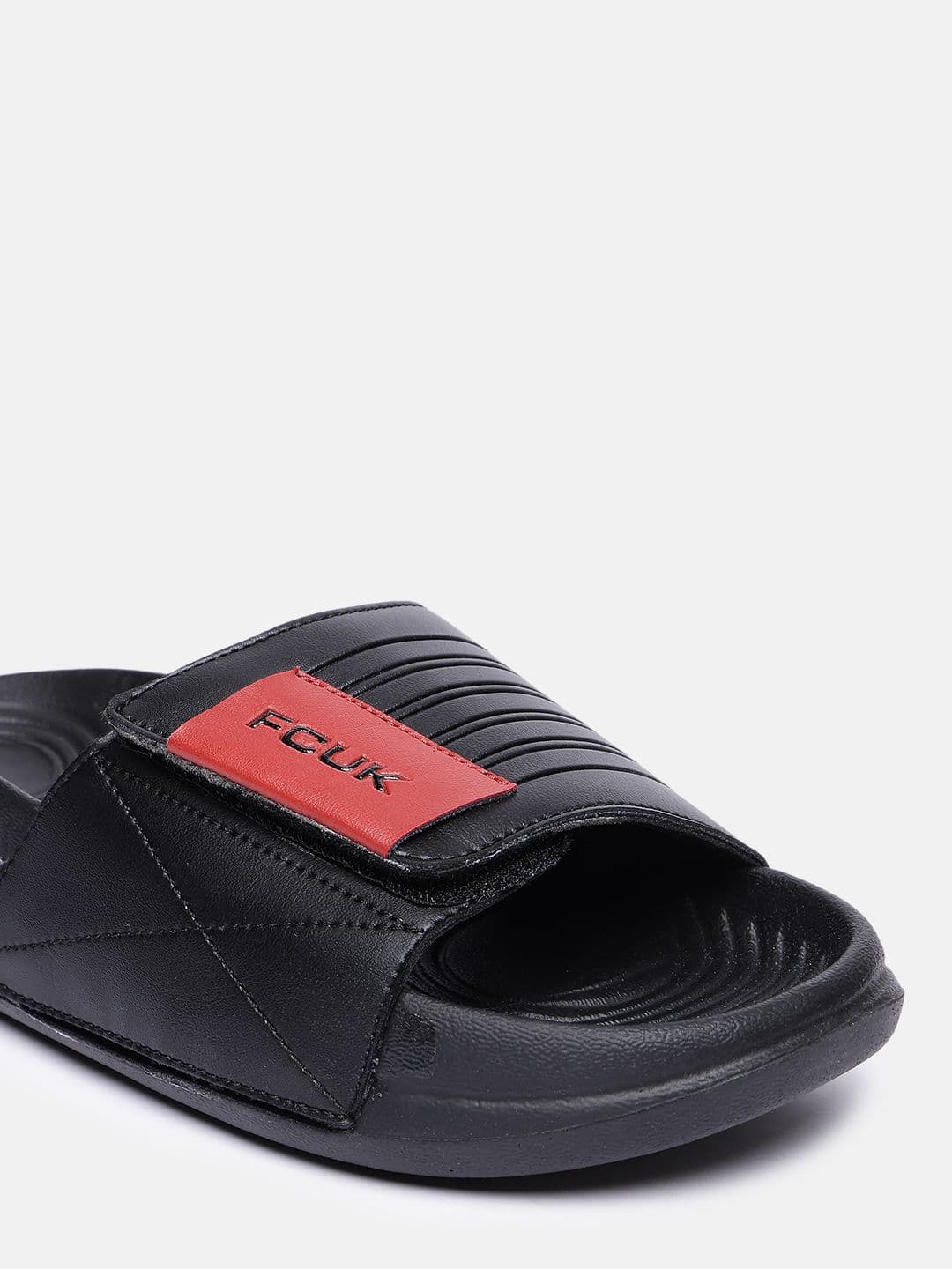 FCUK Men Textured Sliders thumbnail 6