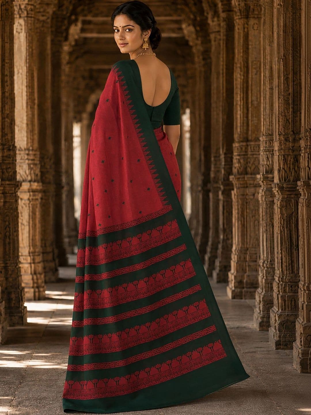 bigben textile Designer Kanjeevaram Saree thumbnail 2