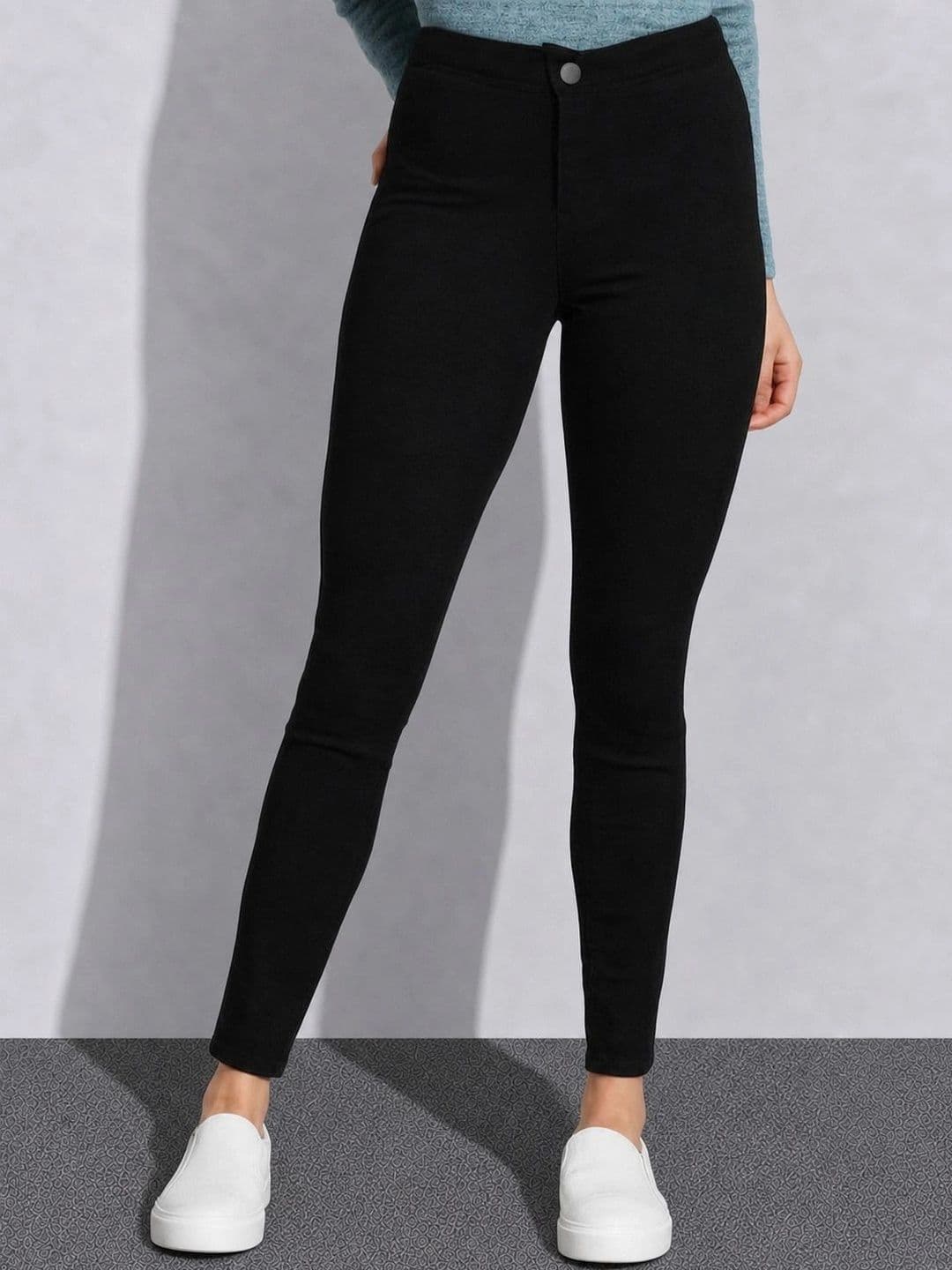 The Roadster Lifestyle Co Women No Fade Clean Look Skinny Fit Jeans - view 1