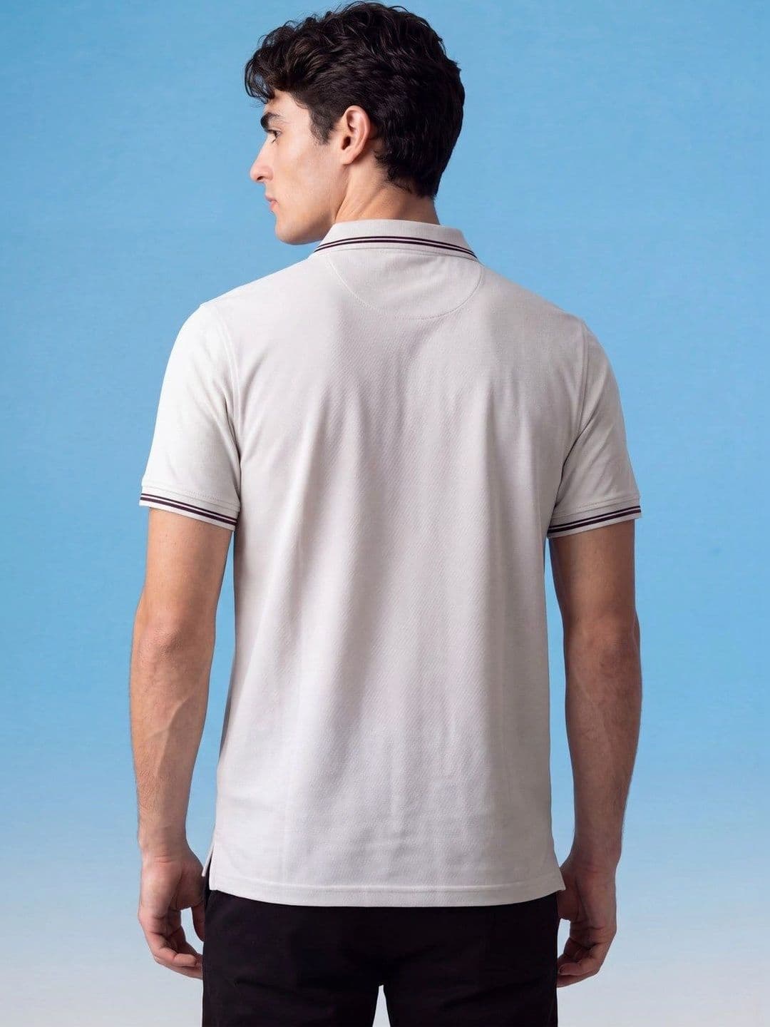 HRX by Hrithik Roshan Men Brand Logo Polo Collar T-shirt thumbnail 2