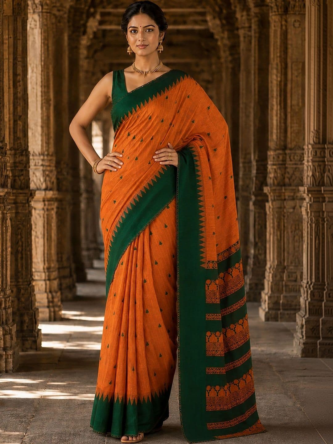 bigben textile Woven Design Designer Kanjeevaram Saree thumbnail 6