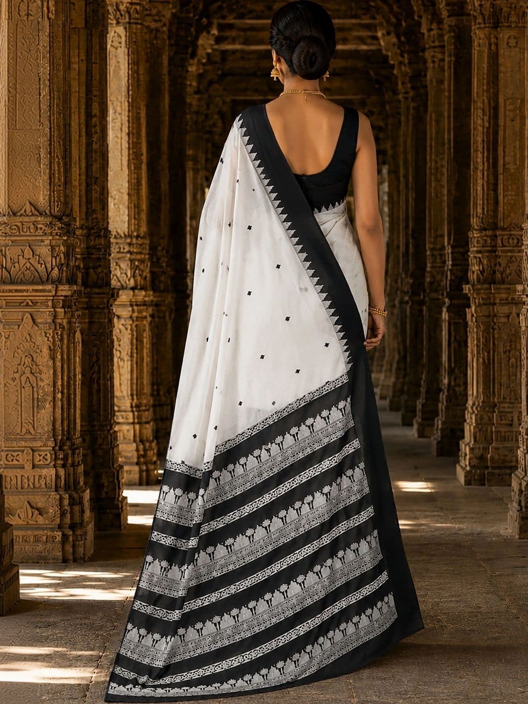 bigben textile Woven Design Designer Kanjeevaram Saree thumbnail 3