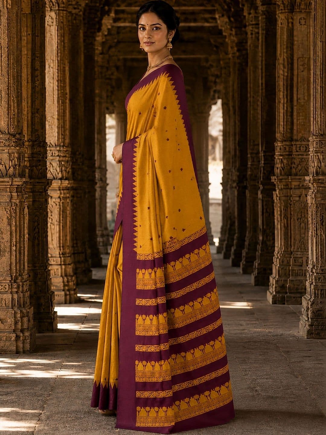 bigben textile Designer Kanjeevaram Saree thumbnail 2
