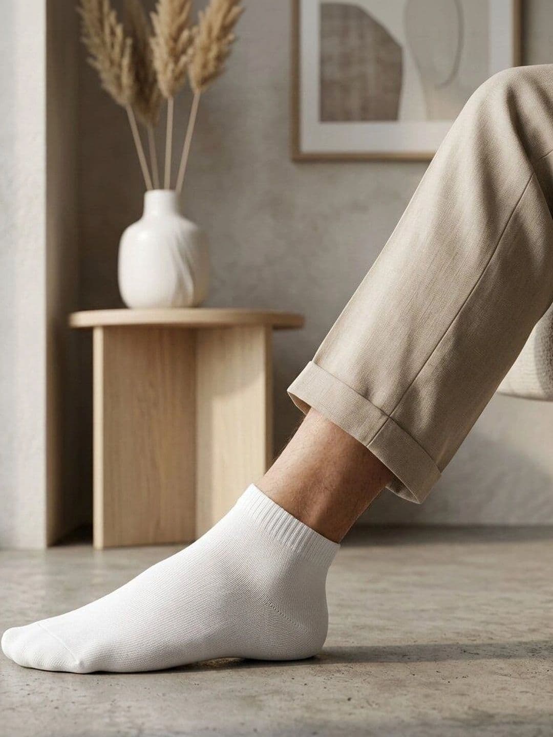 Moda Rapido Men Pack of 3 Cotton Blend Ankle Length Socks thumbnail 3