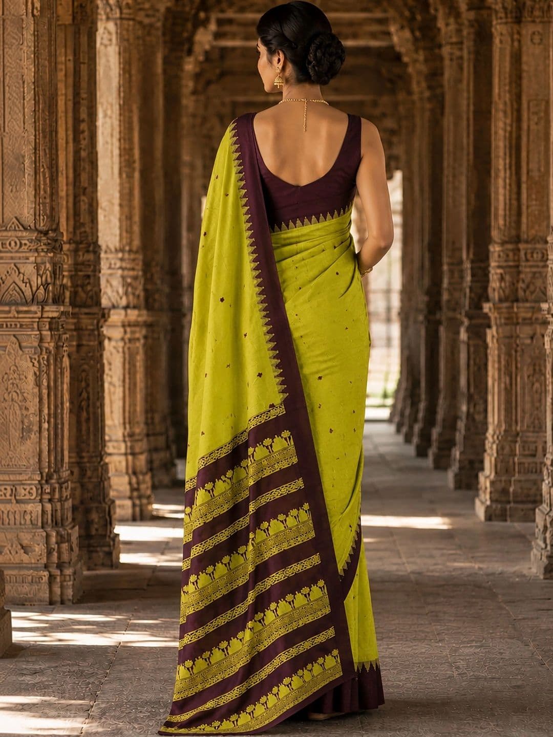 bigben textile Woven Design Designer Kanjeevaram Saree thumbnail 4