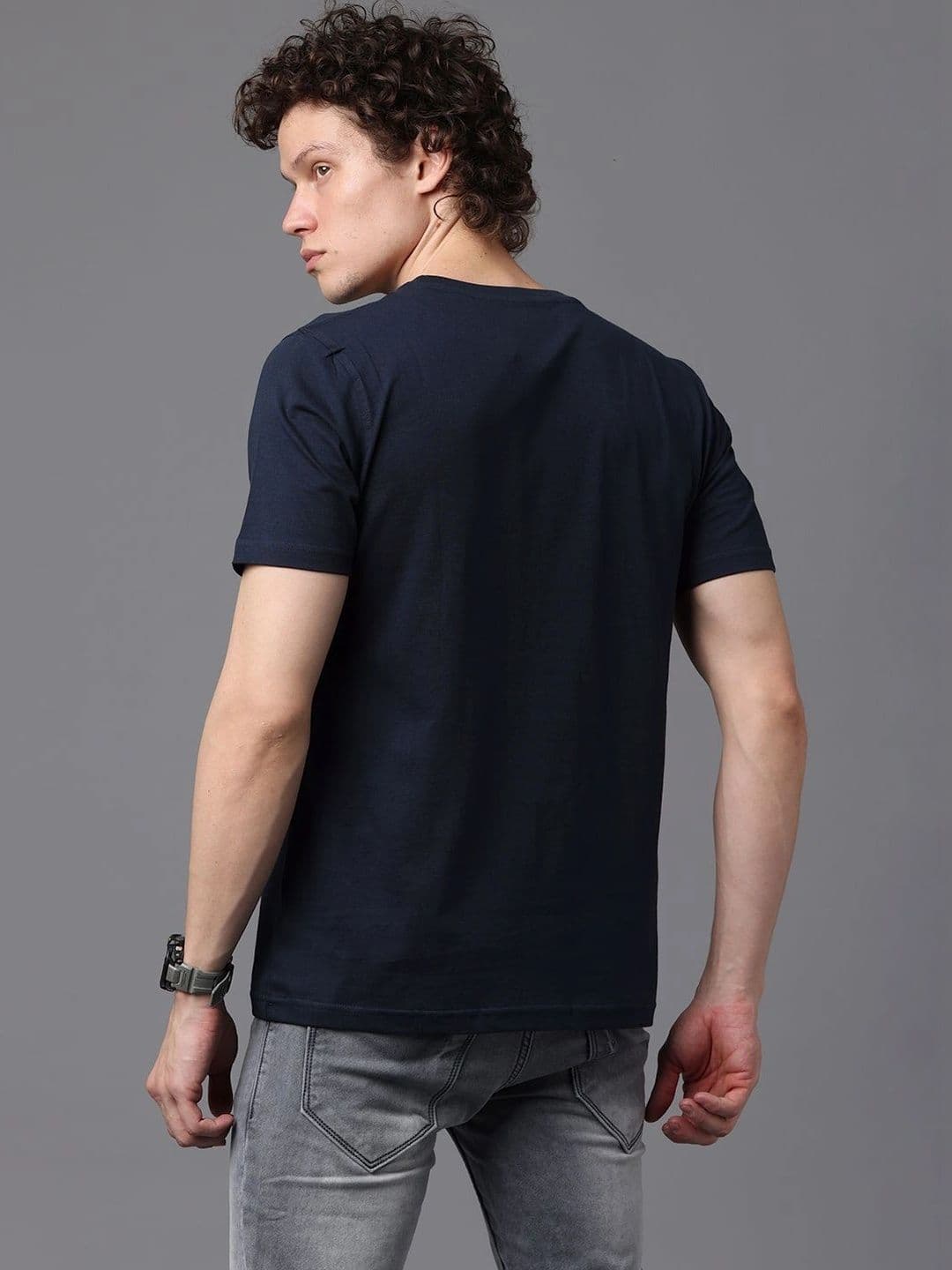 WEARHOUSE Men Printed Slim Fit T-shirt thumbnail 5
