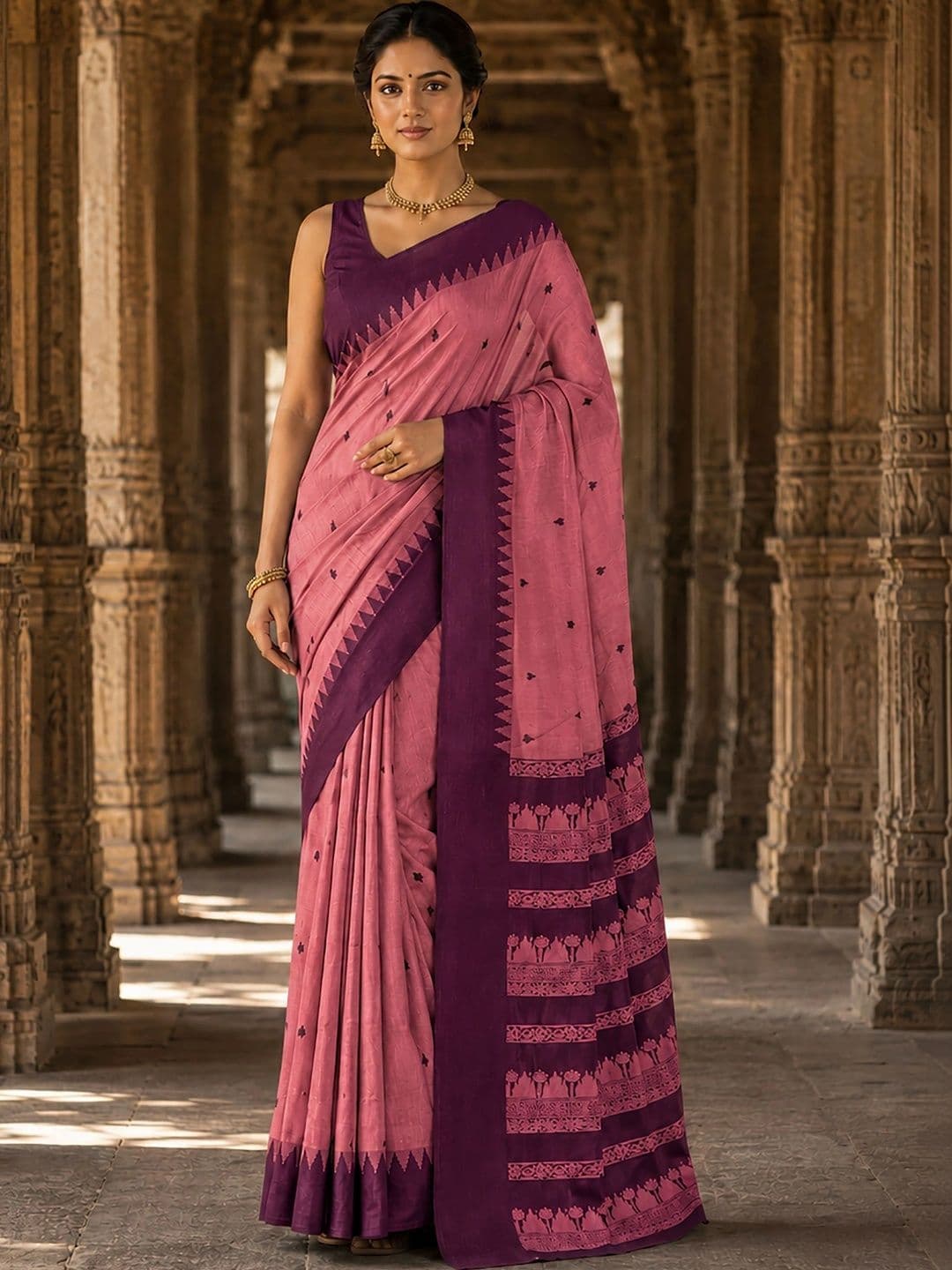 bigben textile Woven Design Designer Kanjeevaram Saree thumbnail 5