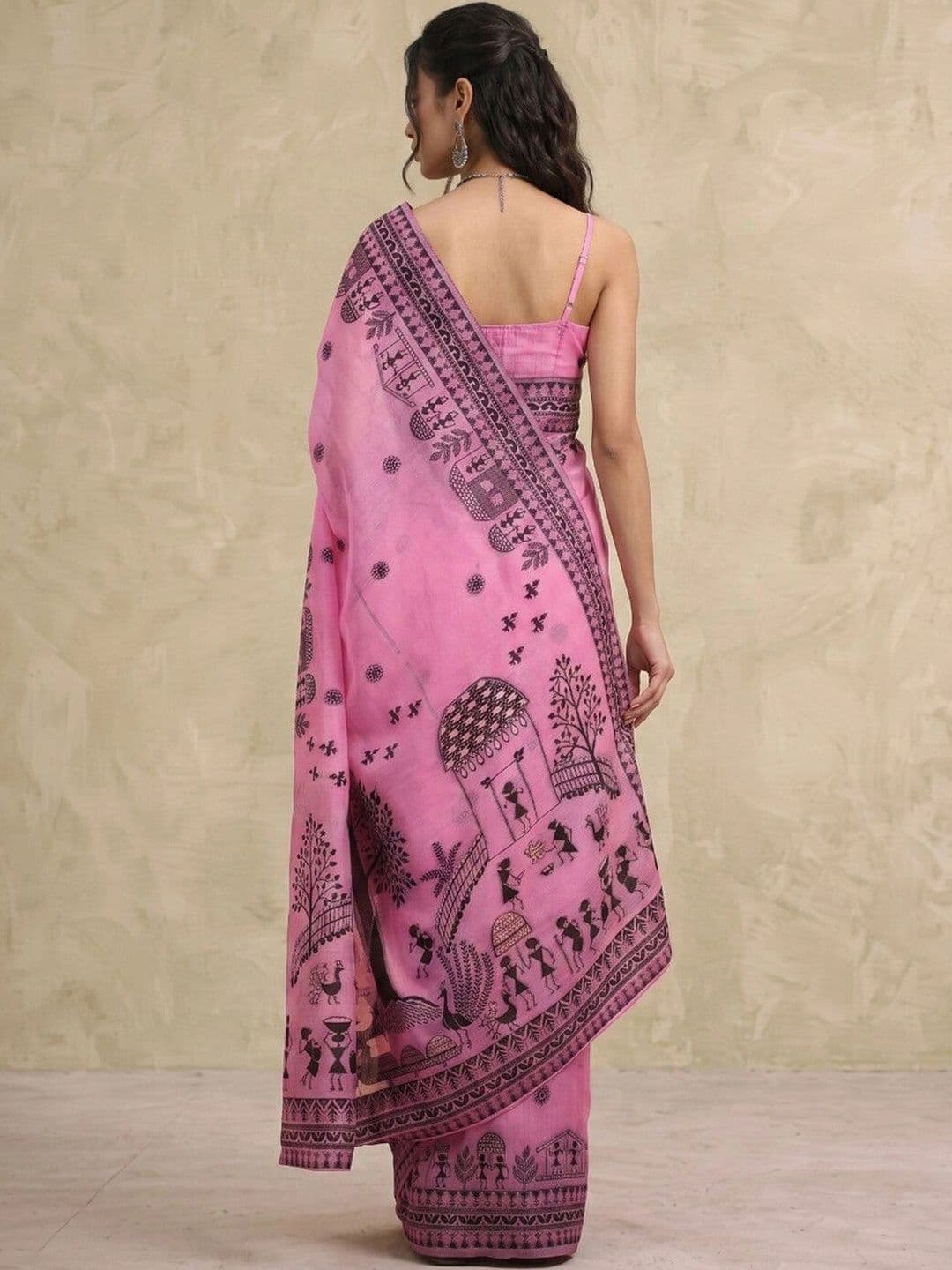 SAARA Woven Design Saree thumbnail 5