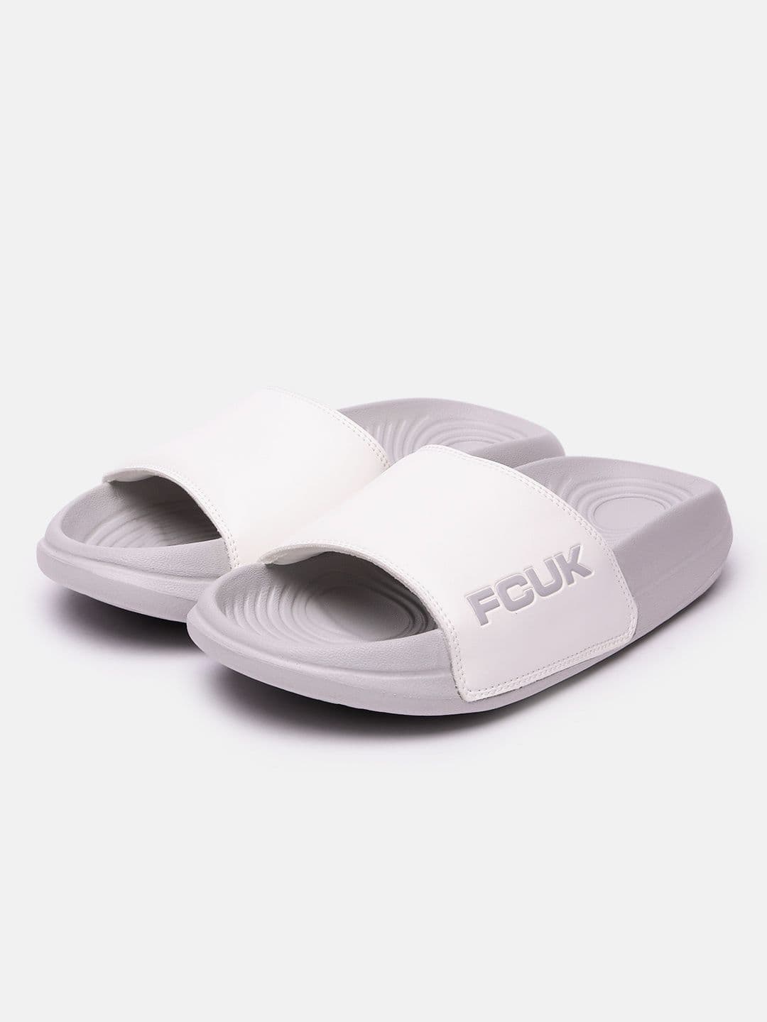 FCUK Men Textured Sliders thumbnail 2