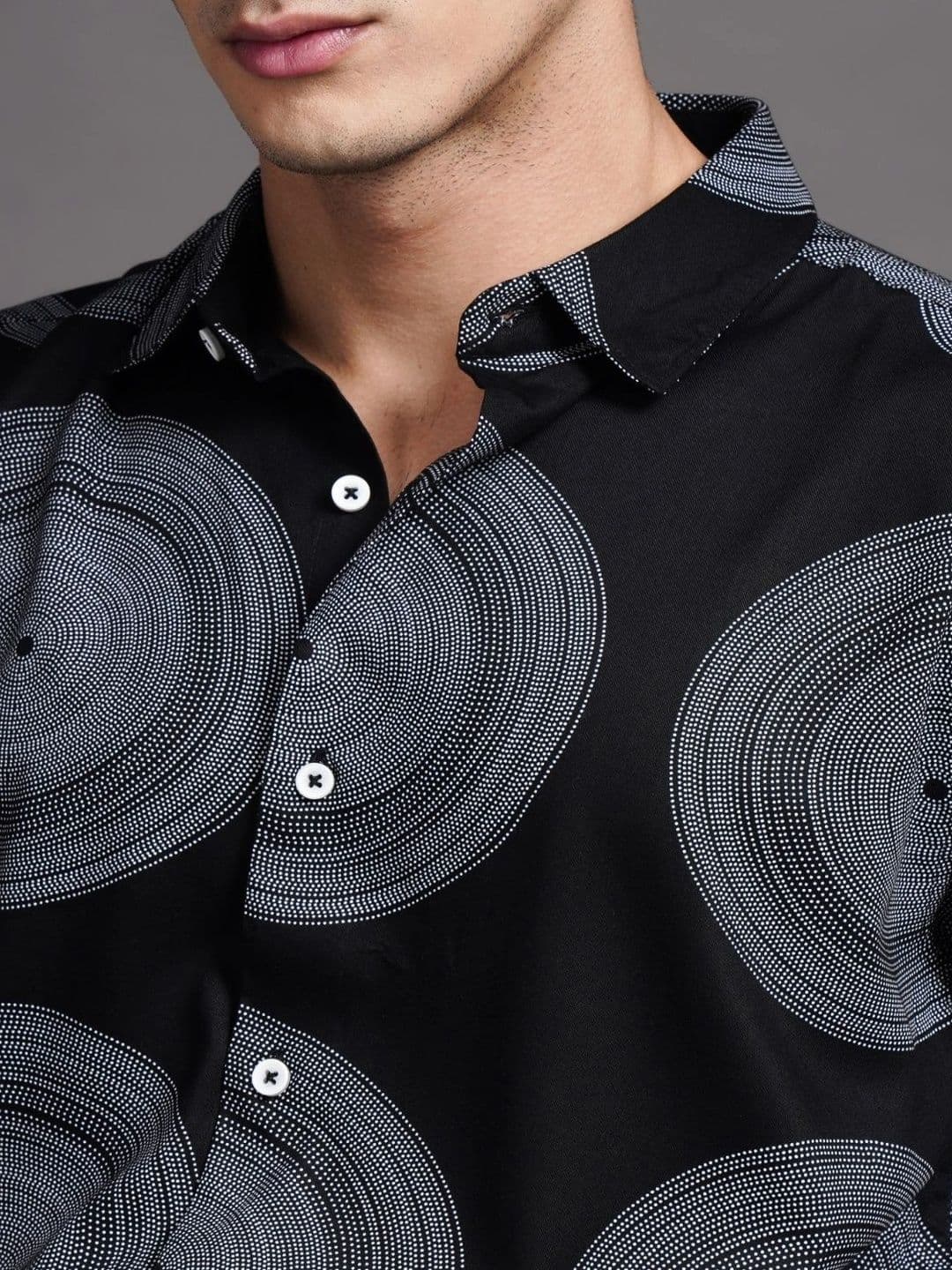 PAUL STREET Men Relaxed Printed Casual Shirt thumbnail 2