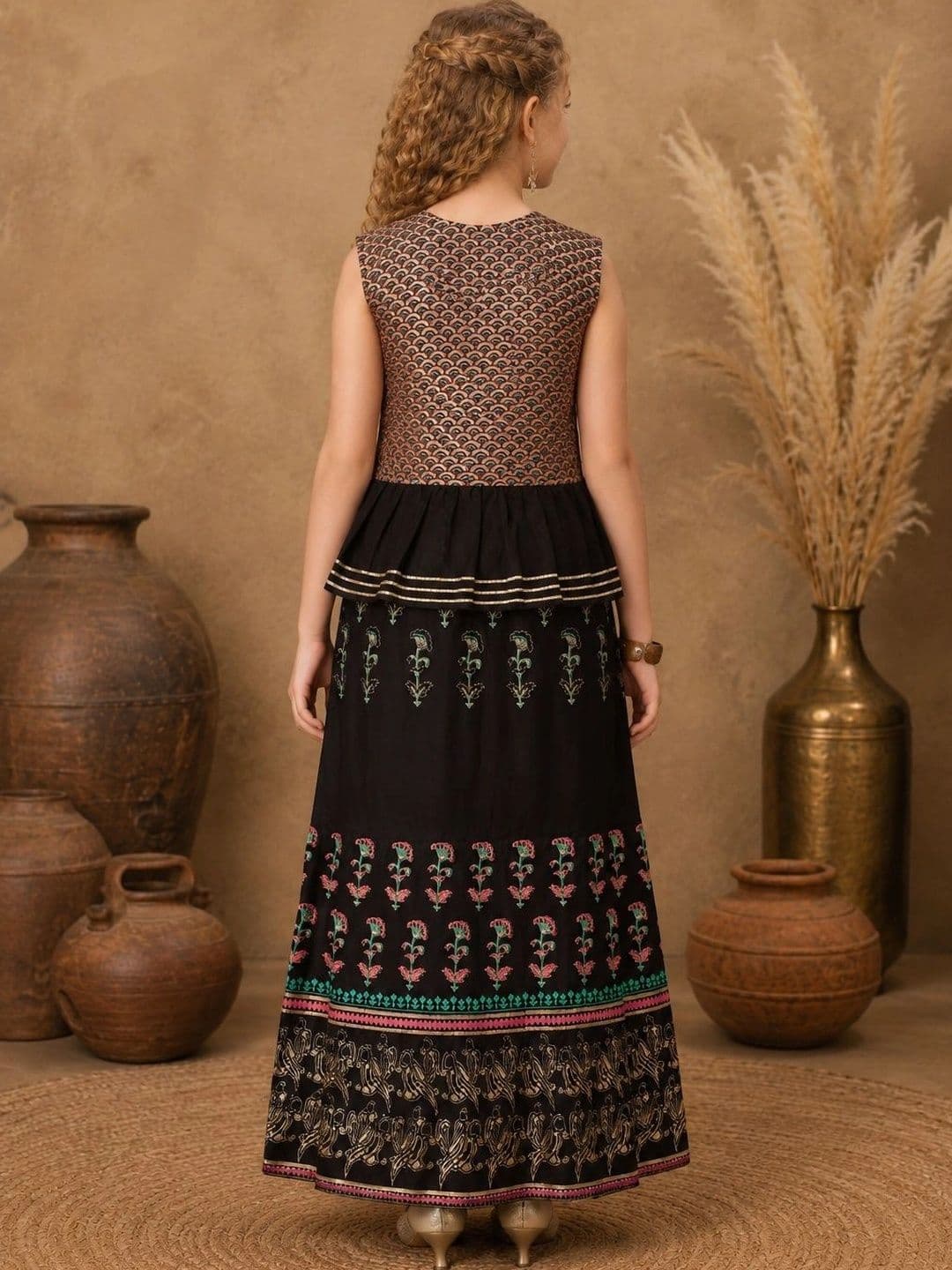BAESD Girls Ready to Wear Lehenga & thumbnail 4