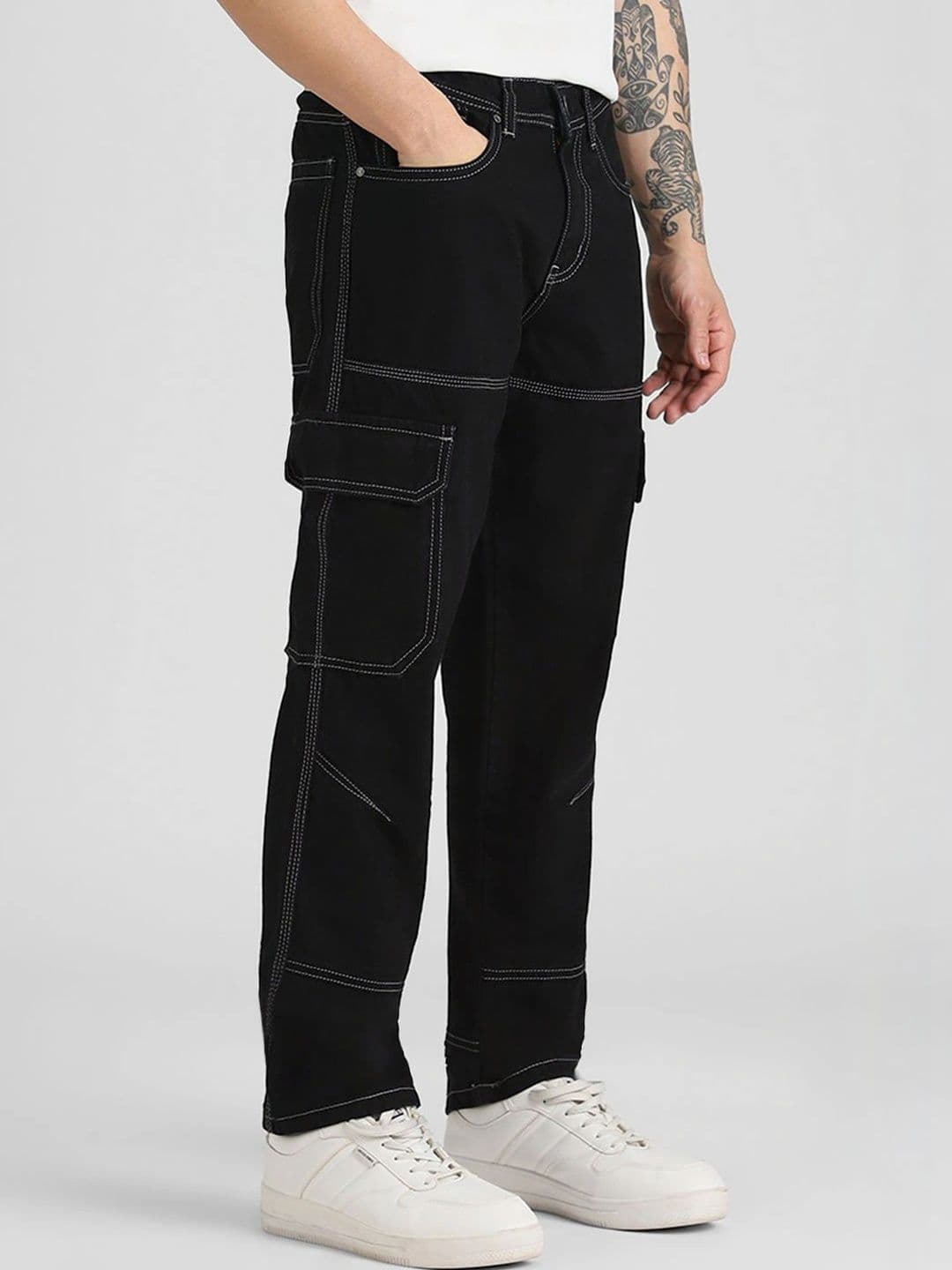 Klub Fox Men Straight Fit Mid-Rise Stretchable Jeans thumbnail 6