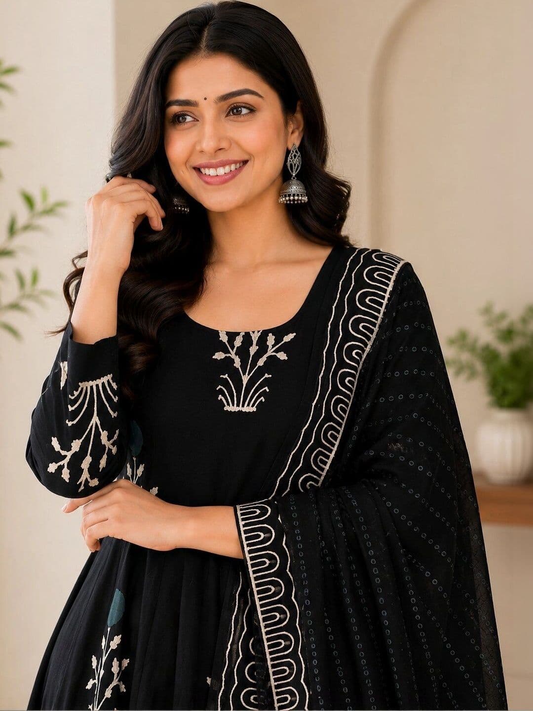 Chhipa Prints Women Ethnic Motifs Printed Regular Kurta with Trousers & With Dupatta thumbnail 6