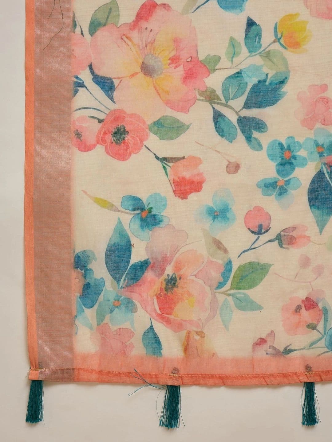 Suha Floral Saree thumbnail 3