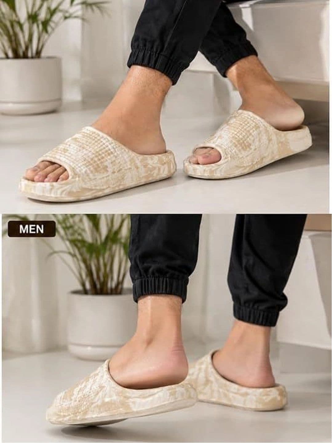 SHOP 24 CARE Men Rubber Sliders thumbnail 3