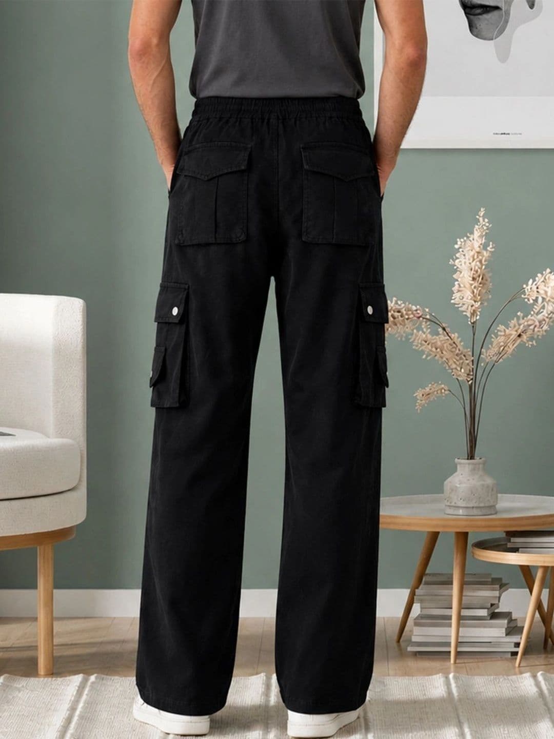 FLARING Men Classic Regular Fit Mid-Rise Stretchable Jeans thumbnail 4