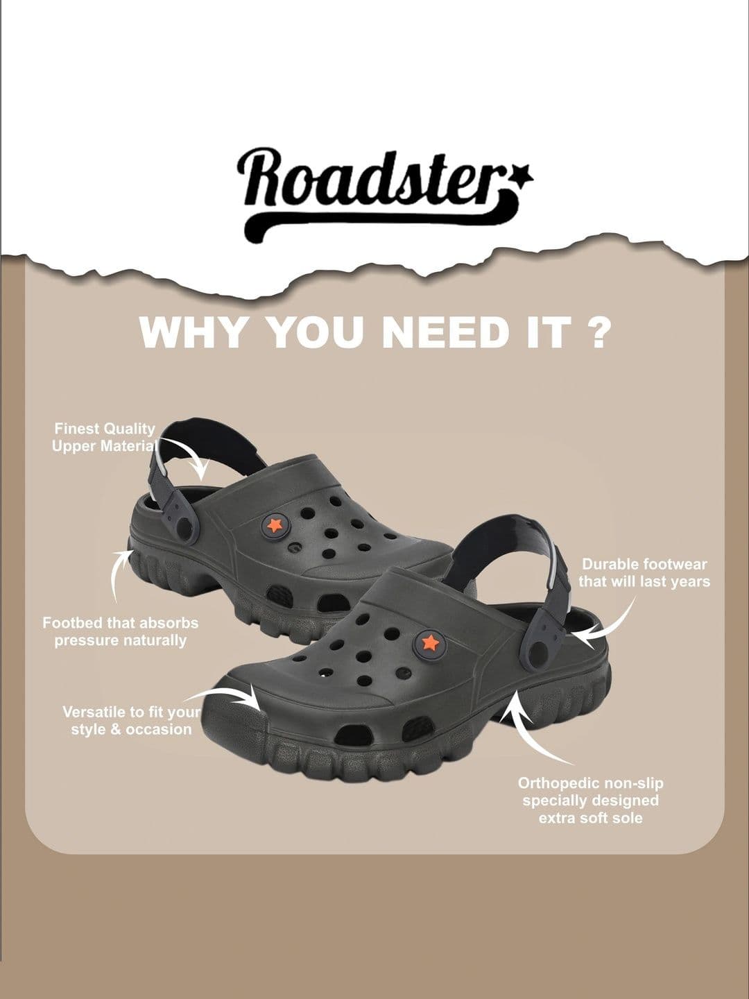 Roadster Men Clogs thumbnail 6