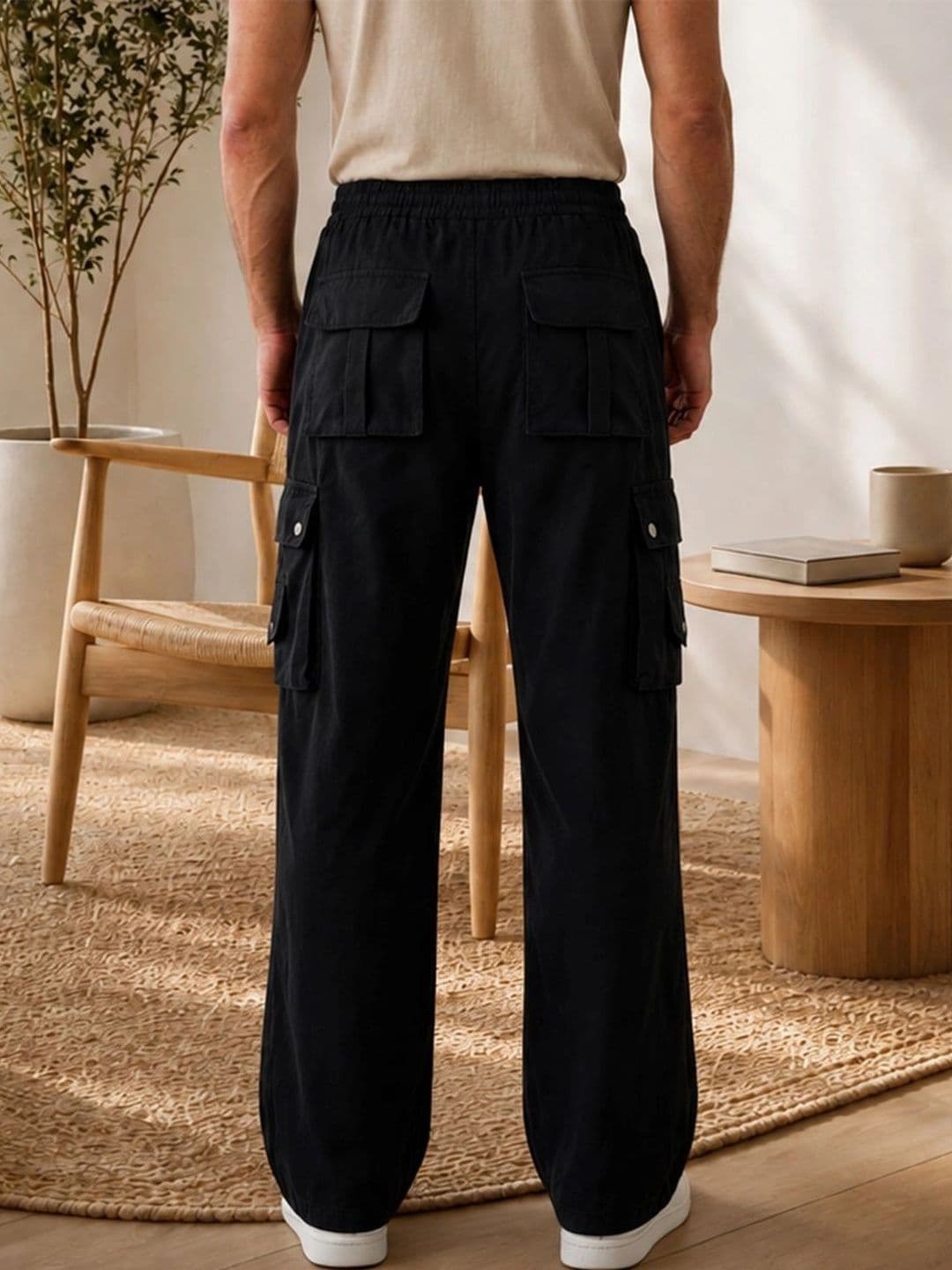 FLARING Men Classic Regular Fit Mid-Rise Stretchable Jeans thumbnail 4