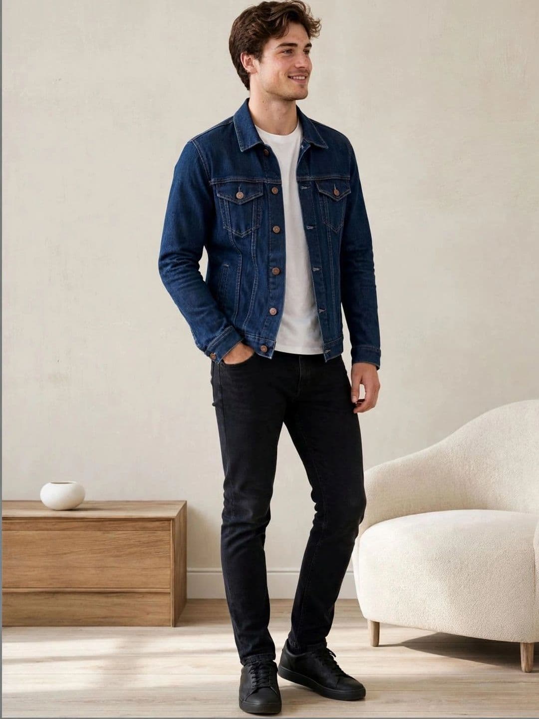 Moda Star Men Outdoor Denim Jacket thumbnail 4