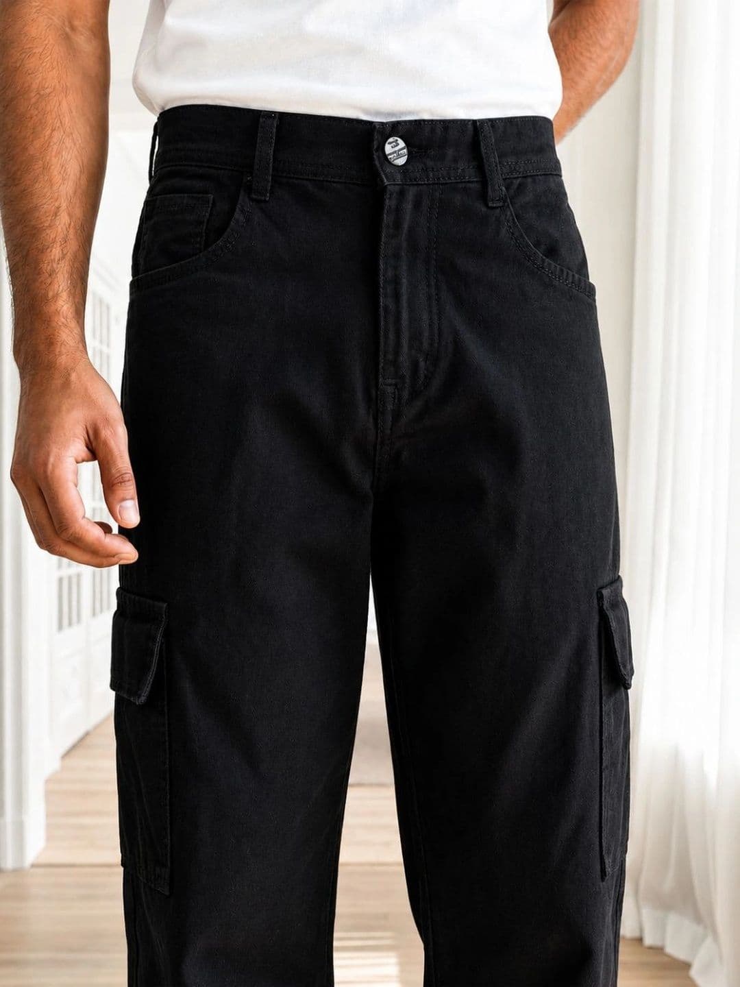 Moda Star Men Classic Relaxed Fit Mid-Rise Stretchable Jeans thumbnail 3