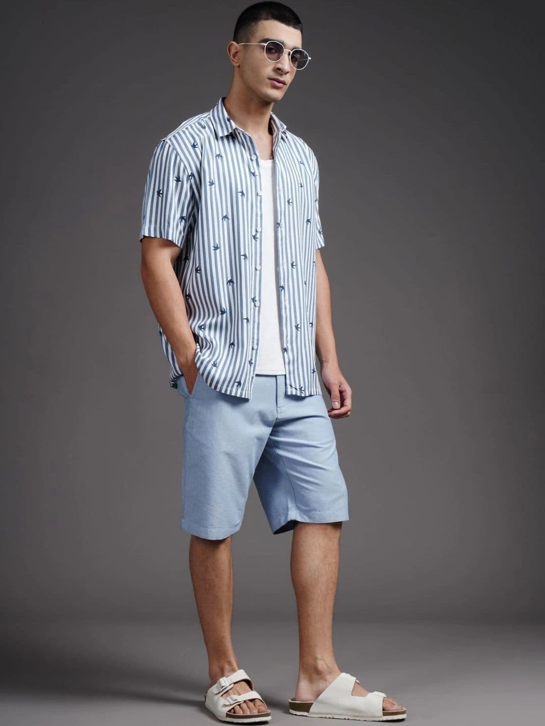 PAUL STREET Men Relaxed Printed Casual Shirt thumbnail 5