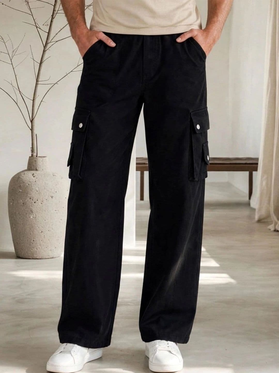 FLARING Men Classic Regular Fit Mid-Rise Stretchable Jeans - view 1